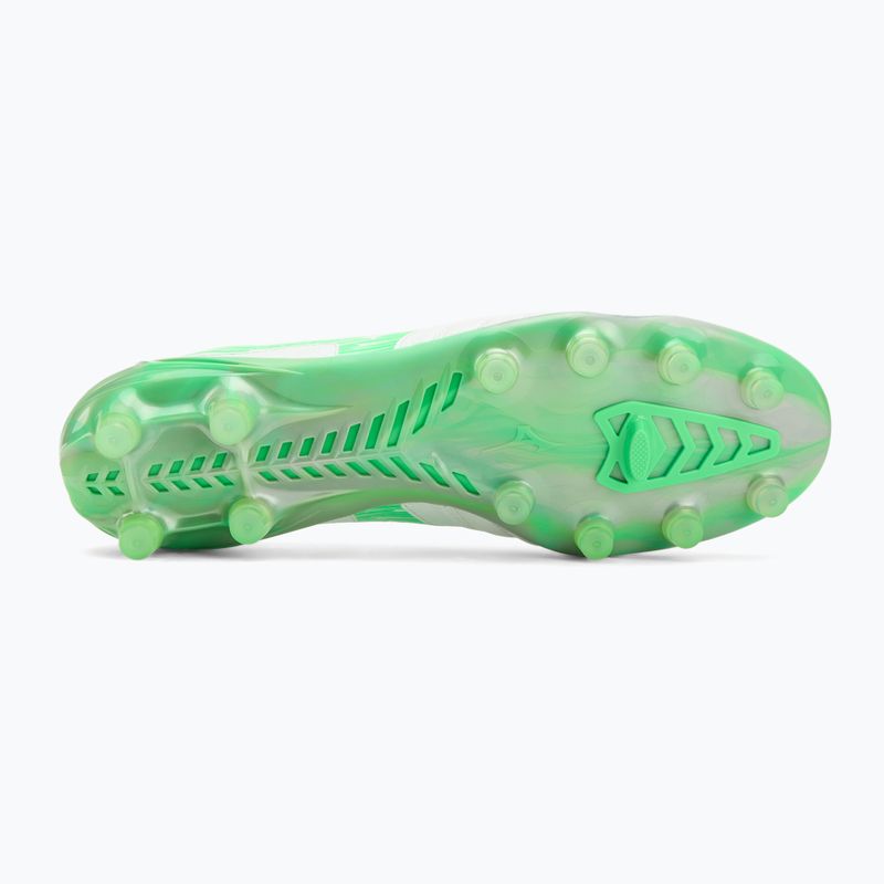 Pánske kopačky Mizuno Morelia Neo IV Β Elite MD white/neon green/cool gray 3c 4