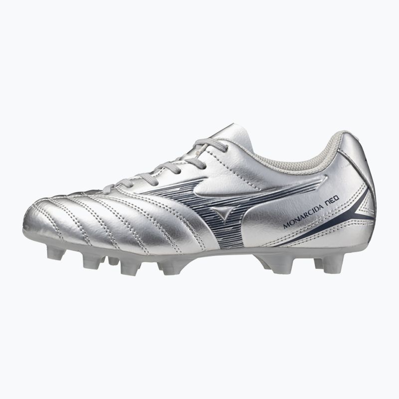 Detské kopačky Mizuno Monarcida Neo III Select Jr Md galaxy silver/8605 c/gold