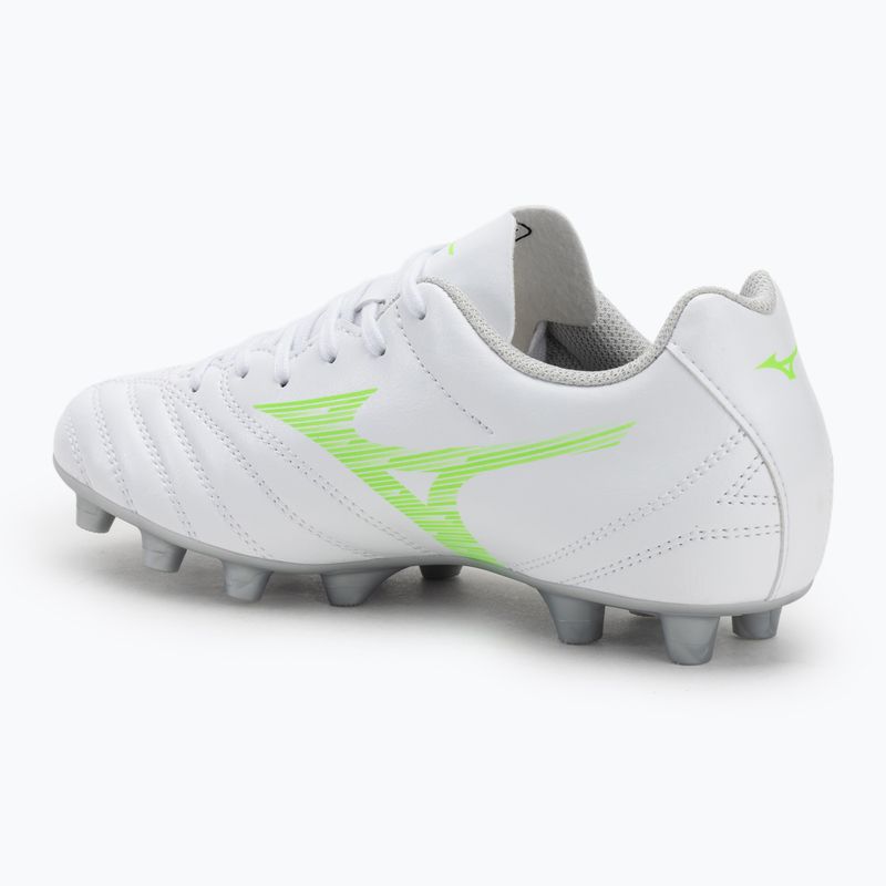Detské kopačky Mizuno Monarcida Neo III Select Jr Md white/neon green 3