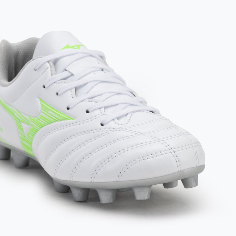 Detské kopačky Mizuno Monarcida Neo III Select Jr Md white/neon green 7
