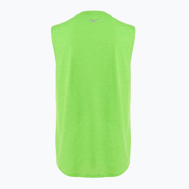 Pánske bežecké tielko Mizuno Impulse Core Sleeveless green gecko 2
