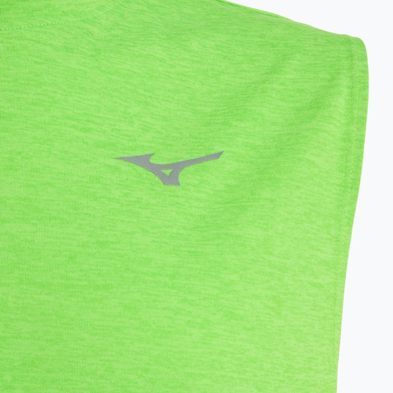 Pánske bežecké tielko Mizuno Impulse Core Sleeveless green gecko 3