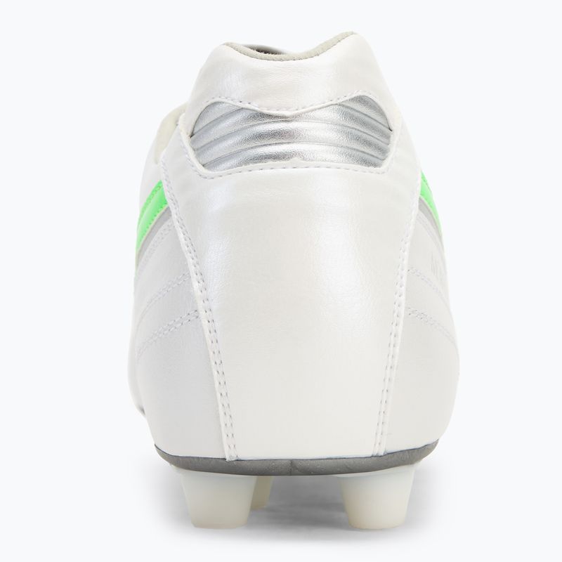 Pánske kopačky Mizuno Morelia II Elite Md white/neon green/galaxy silver 6