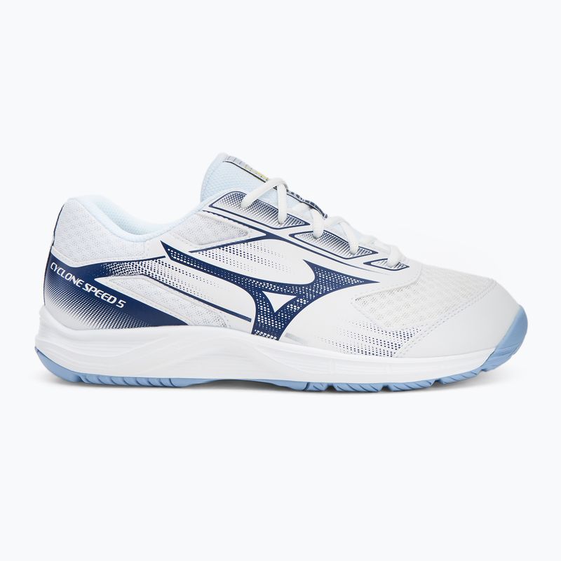 Volejbalová obuv Mizuno Cyclone Speed 5 white/bellwether blue/bel air blue 2