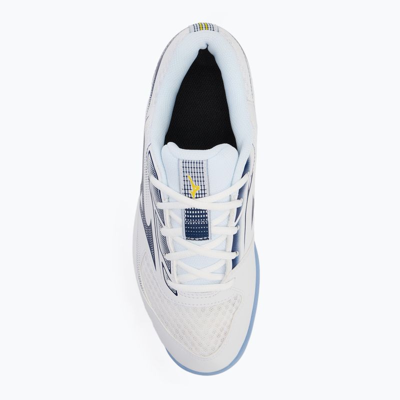Volejbalová obuv Mizuno Cyclone Speed 5 white/bellwether blue/bel air blue 5