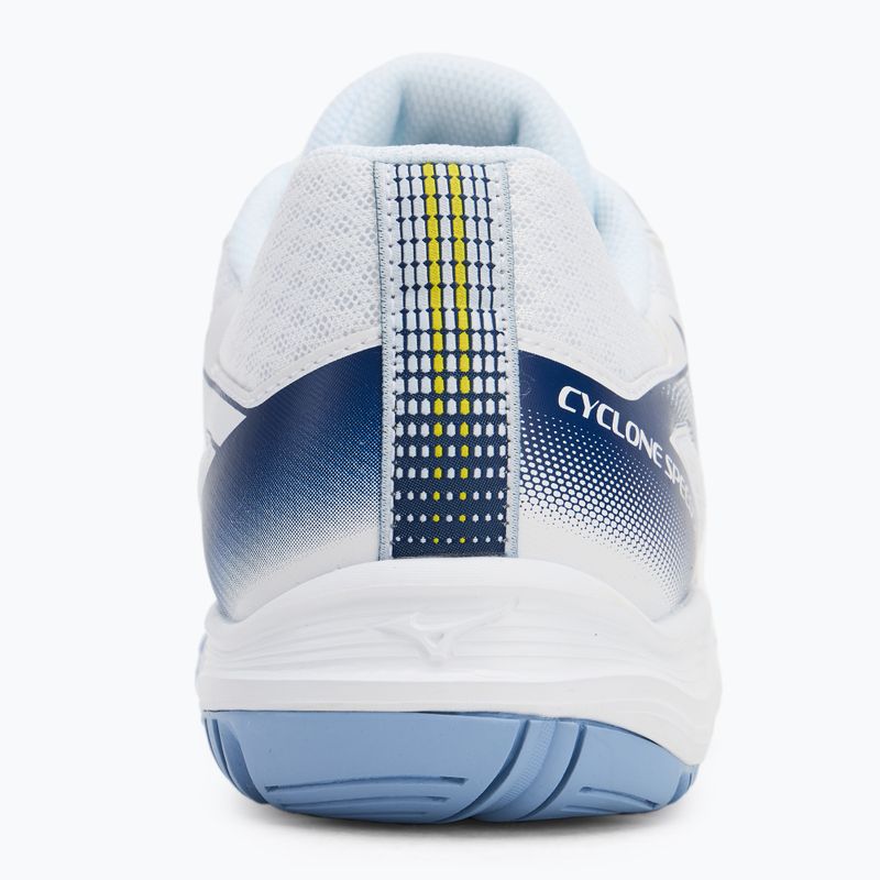 Volejbalová obuv Mizuno Cyclone Speed 5 white/bellwether blue/bel air blue 6