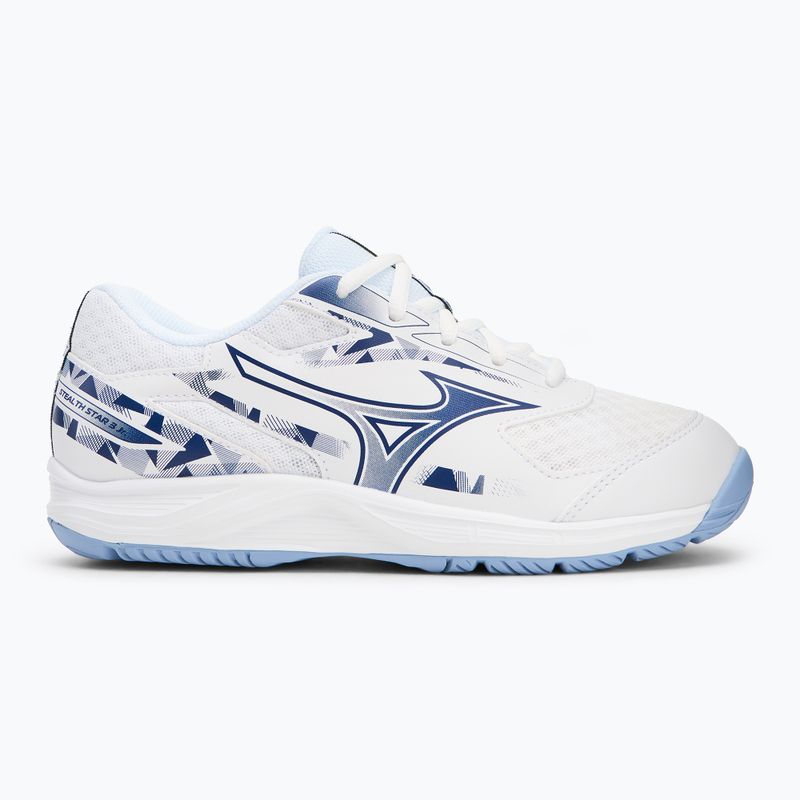 Detská obuv Mizuno Stealth Star 3 white/bellwether blue/belairblu 2