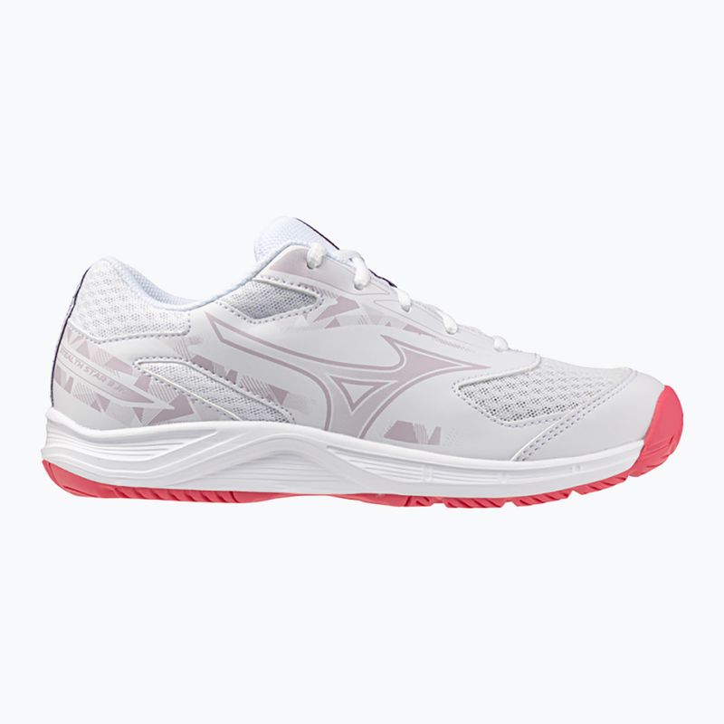 Detská obuv Mizuno Stealth Star 3 white/violetindigo/camerlliaros 8