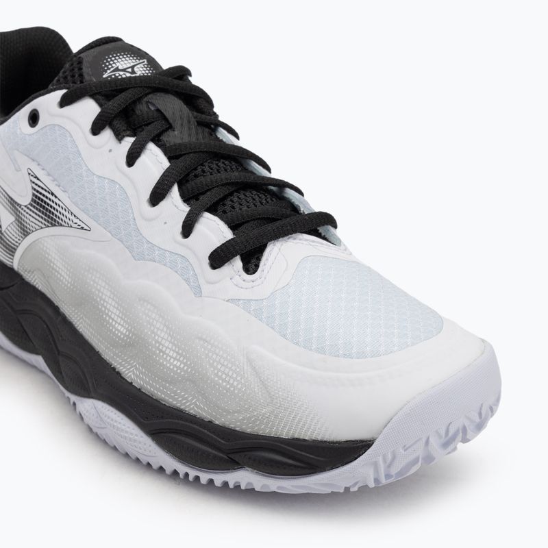 Pánské tenisové boty Mizuno Wave Enforce Court CC white/ black/ iron gate 7
