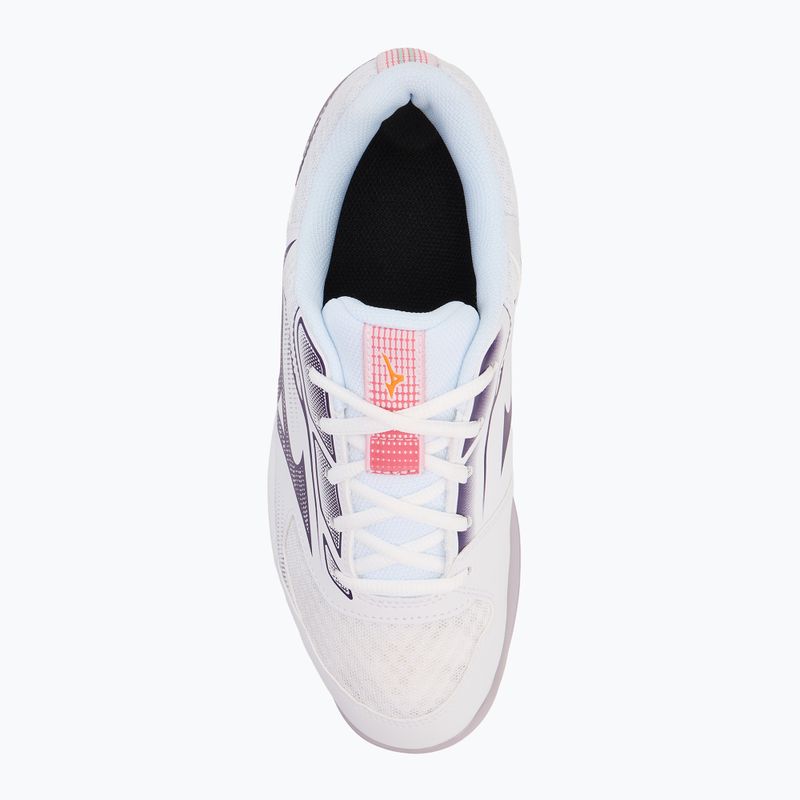 Volejbalová obuv Mizuno Cyclone Speed 5 white/violet indigo/camellia rose 5