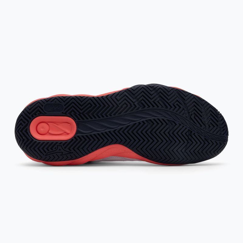 Pánske tenisové topánky Mizuno Wave Enforce Court AC white/baritone blue/calypso coral 4