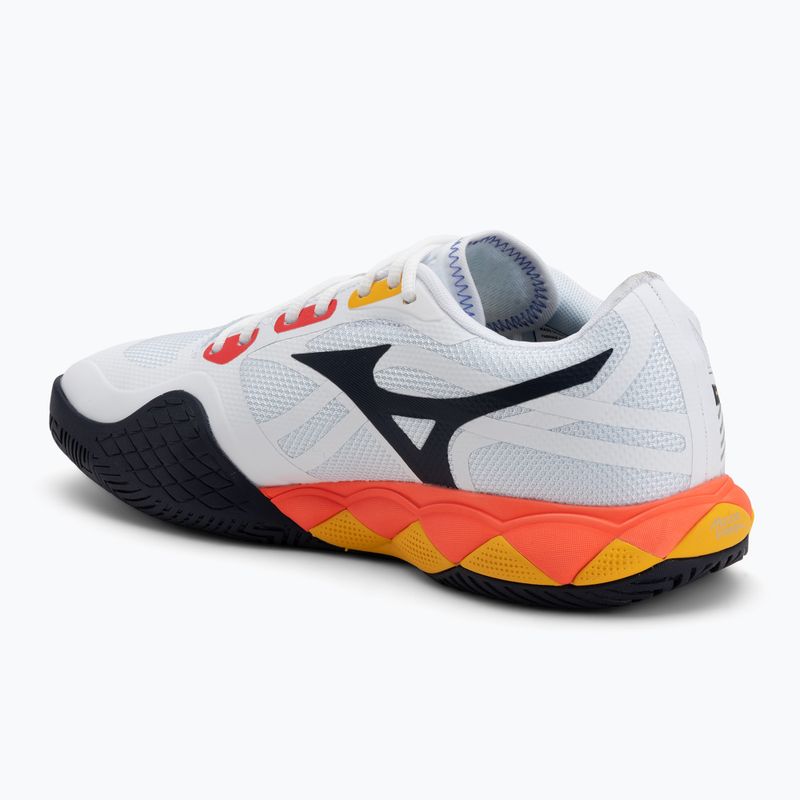 Tenisové topánky Mizuno Wave Enforce Tour 6 AC white/fiery coral 2/citrus 3