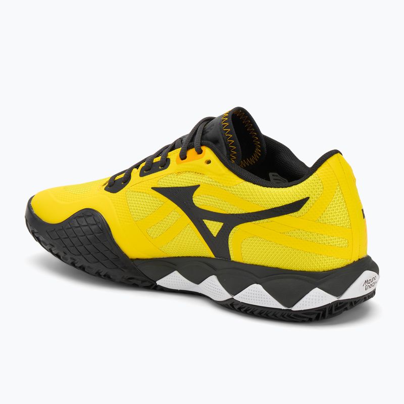 Topánky na padel Mizuno Wave Enforce Tour 2 vibrant yellow/black/black sand 3