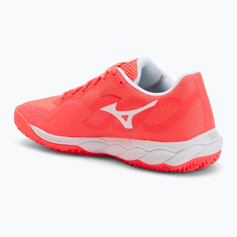 Dámske tenisové topánky Mizuno Wave Enforce Court CC W calypso coral/white/barely pink 3