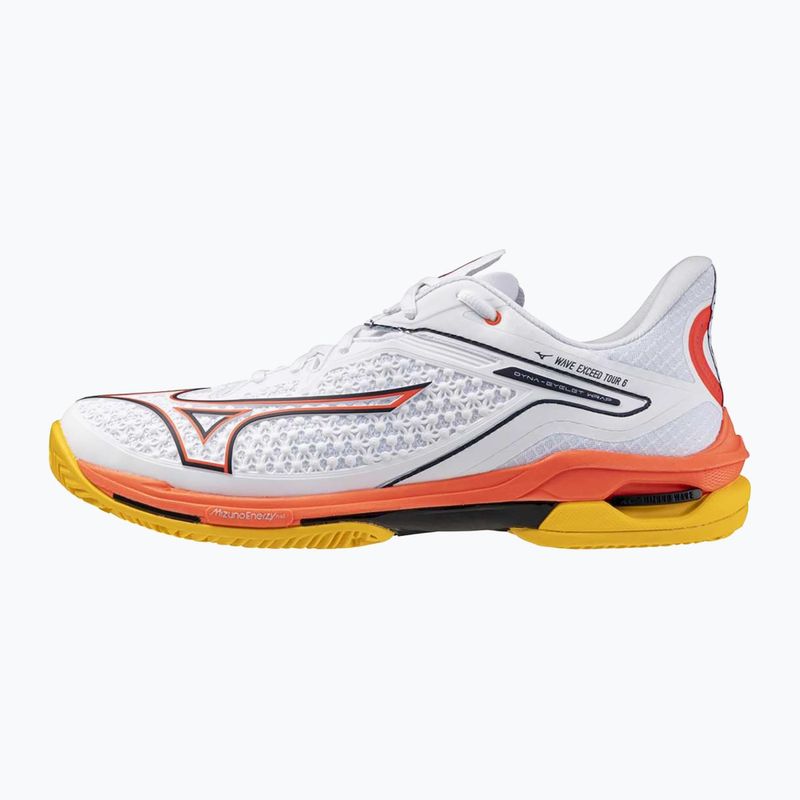 Tenisové topánky Mizuno Wave Exceed Tour 6 CC white/baritone blue/fiery coral 2
