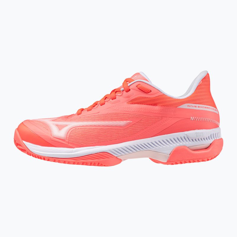 Dámske tenisové topánky Mizuno Wave Exceed Court CC W calypso coral/white/barely pink 8