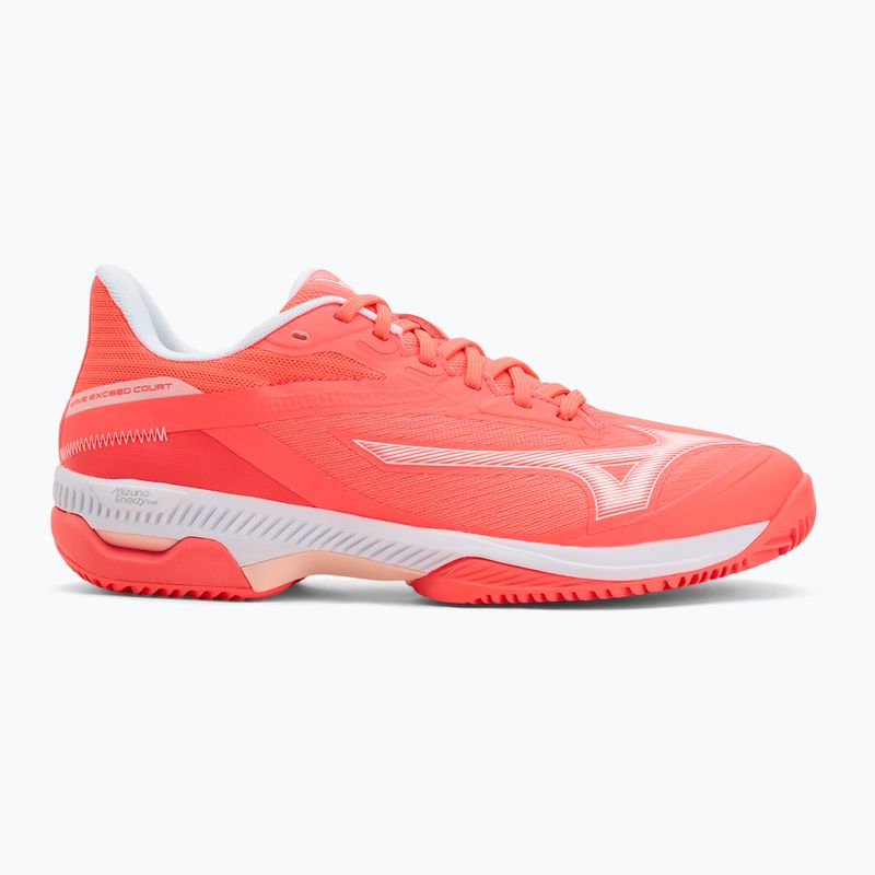 Dámske tenisové topánky Mizuno Wave Exceed Court CC W calypso coral/white/barely pink 2
