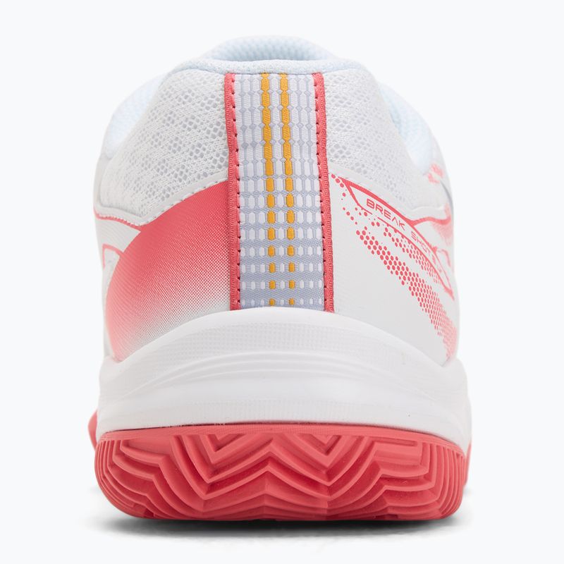 Detské tenisové topánky Mizuno Break Shot 5 Jr CC white/blue granite/calypso coral 6