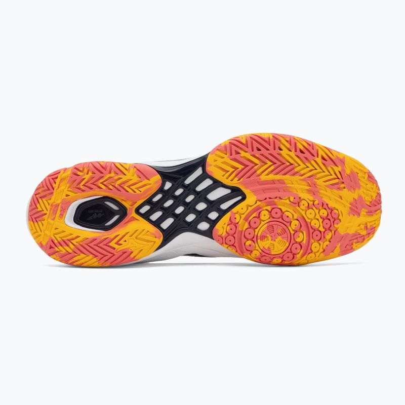 Bedmintonové topánky Mizuno Wave Claw 3 white/citrus/calypso coral 4