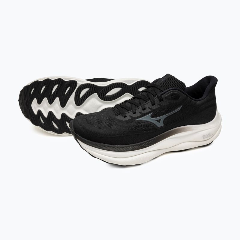 Pánske bežecké topánky Mizuno Wave Sky 9 black/metallic gray/black sand 9