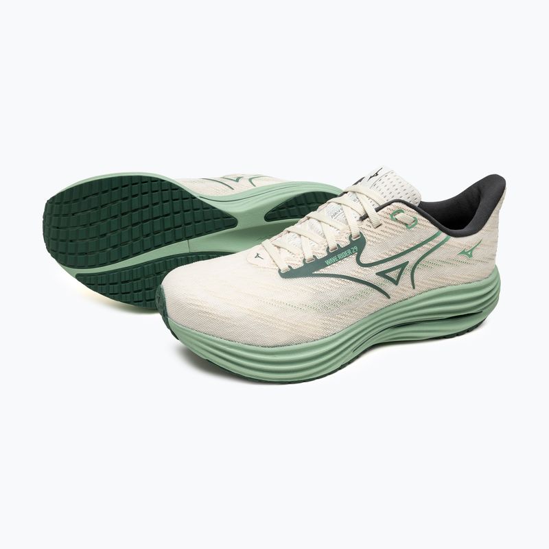 Pánske bežecké topánky Mizuno Wave Rider 29 white/bistro green/creme de me 8