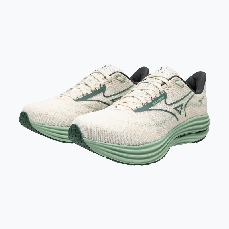 Pánske bežecké topánky Mizuno Wave Rider 29 white/bistro green/creme de me 9