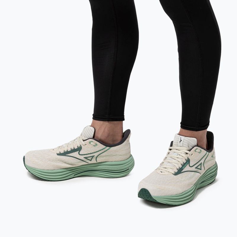 Pánske bežecké topánky Mizuno Wave Rider 29 white/bistro green/creme de me 10