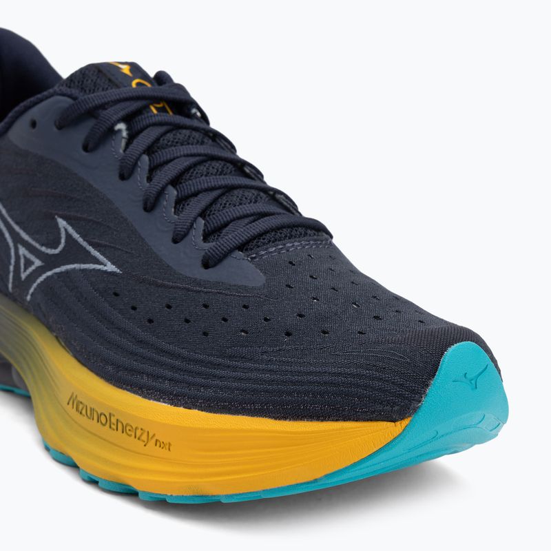 Pánske bežecké topánky Mizuno Wave Skyrise 6 odyssey gray/icelandic blue/citrus 7