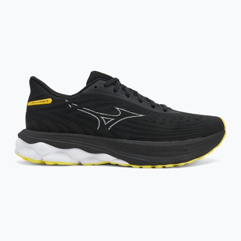 Pánske bežecké topánky Mizuno Wave Skyrise 6 black/harbor mist/lemon tonic 2