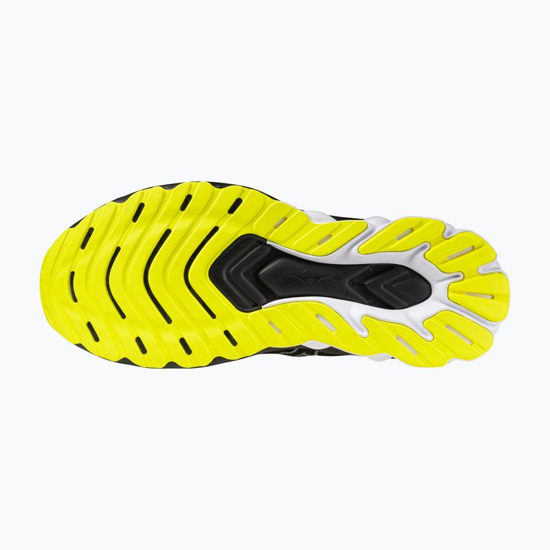 Pánske bežecké topánky Mizuno Wave Skyrise 6 black/harbor mist/lemon tonic 11