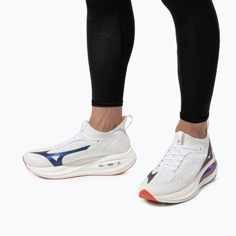 Pánske bežecké topánky Mizuno Neo Vista 2 white/white/iris bloom 10