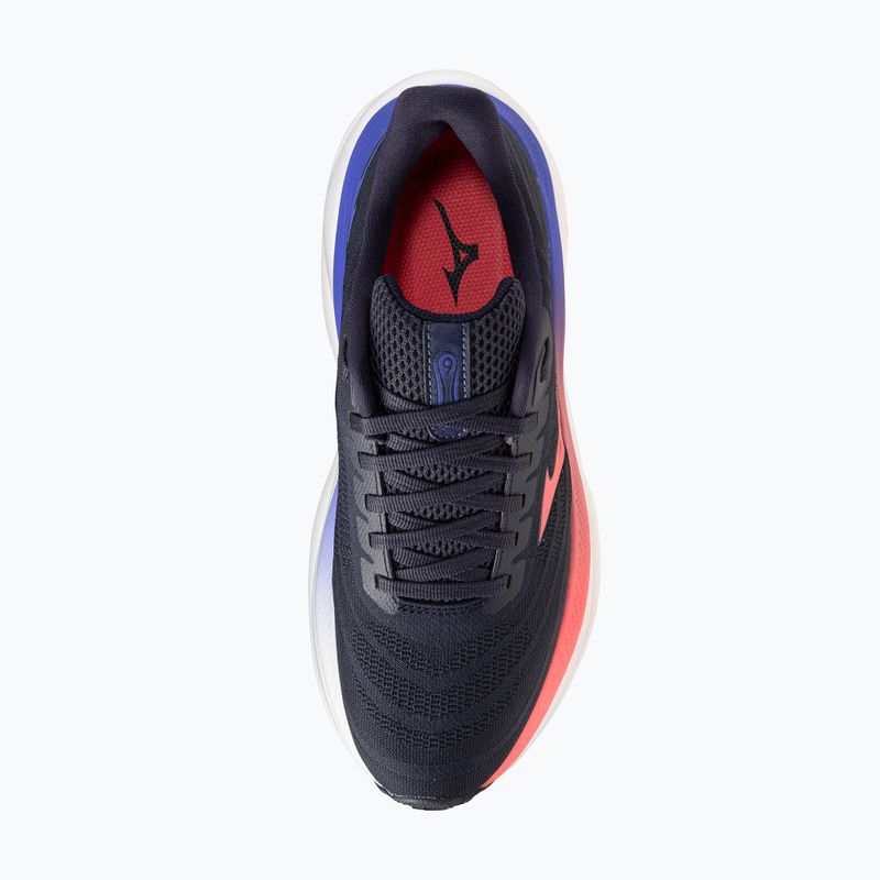 Dámske bežecké topánky Mizuno Wave Sky 9 odyssey gray/striking coral/iris bloom 7