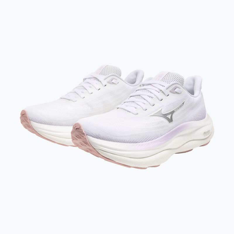 Dámske bežecké topánky Mizuno Wave Sky 9 white/silver/orchid petal 8
