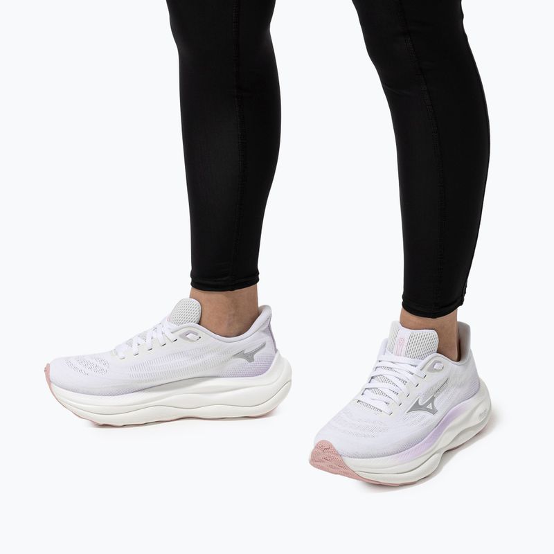 Dámske bežecké topánky Mizuno Wave Sky 9 white/silver/orchid petal 10