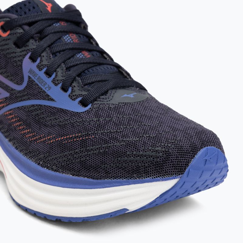 Dámske bežecké topánky Mizuno Wave Rider 29 odyssey gray/iris bloom/calypsocoral 7