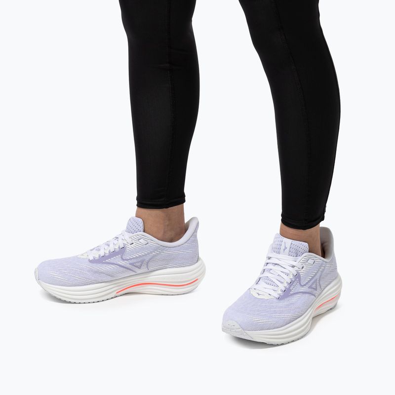 Dámske bežecké topánky Mizuno Wave Rider 29 white/icelandic blue/strikingcoral 10