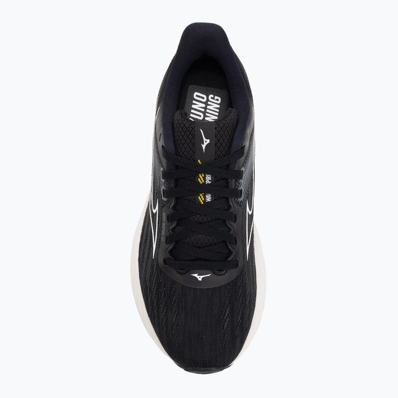 Dámske bežecké topánky Mizuno Wave Inspire 21 black/white/vibrant yellow 5