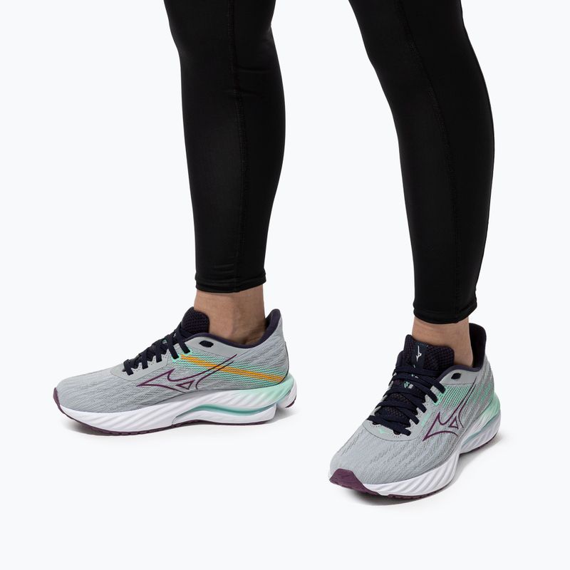 Dámske bežecké topánky Mizuno Wave Inspire 21 pearl blue/dark purple/ice green 10