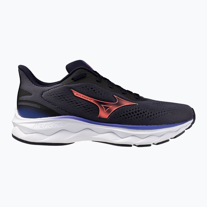 Dámske bežecké topánky Mizuno Wave Serene 2 baritone blue/striking coral/irisbloom 8