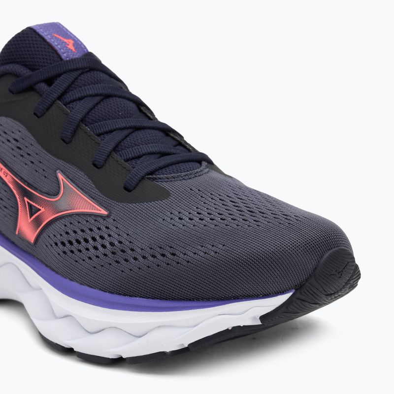 Dámske bežecké topánky Mizuno Wave Serene 2 baritone blue/striking coral/irisbloom 7