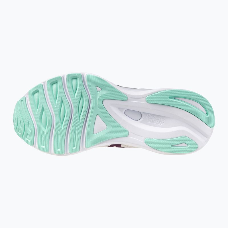 Dámske bežecké topánky Mizuno Wave Serene 2 snow white/dark purple/ice green 11