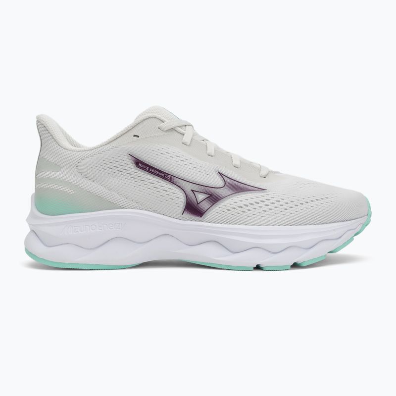 Dámske bežecké topánky Mizuno Wave Serene 2 snow white/dark purple/ice green 2