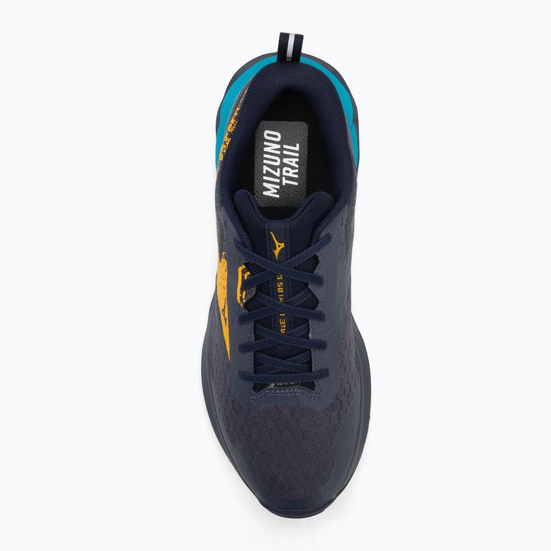Pánske bežecké topánky Mizuno Wave Ibuki 5 GTX odyssey gray/citrus/baritone blue 5