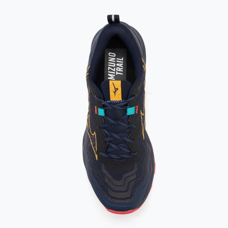Pánske bežecké topánky Mizuno Wave Daichi 9 baritone blue/citrus/fiery coral 2 5