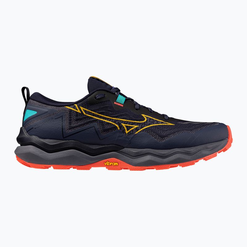 Pánske bežecké topánky Mizuno Wave Daichi 9 baritone blue/citrus/fiery coral 2