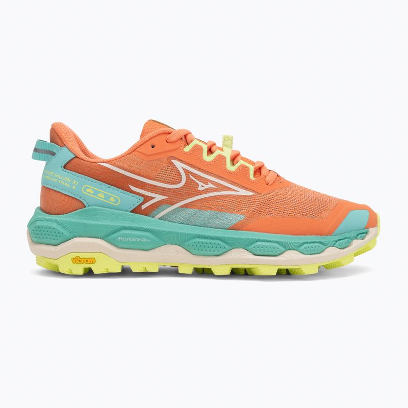 Dámske bežecké topánky Mizuno Wave Mujin 11 fresh salmon/pristine/sharp green 2