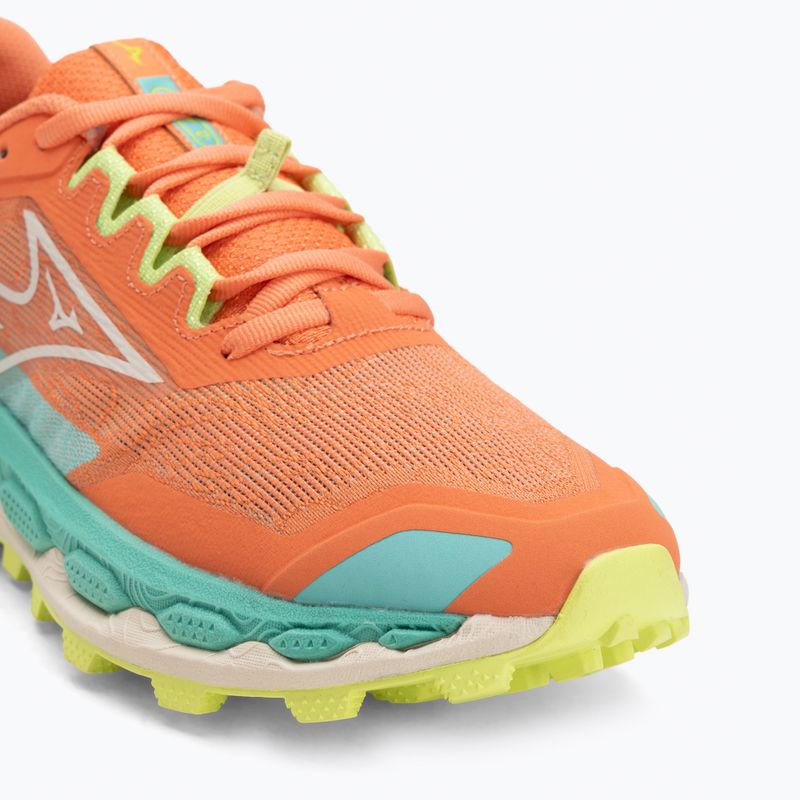 Dámske bežecké topánky Mizuno Wave Mujin 11 fresh salmon/pristine/sharp green 7