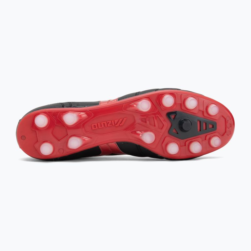 Pánske kopačky Mizuno Morelia II Elite FG black/morelia 40th red/black sand 4