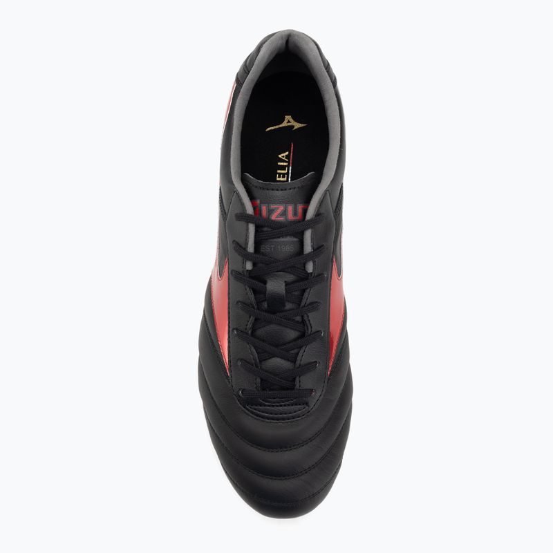 Pánske kopačky Mizuno Morelia II Elite FG black/morelia 40th red/black sand 5