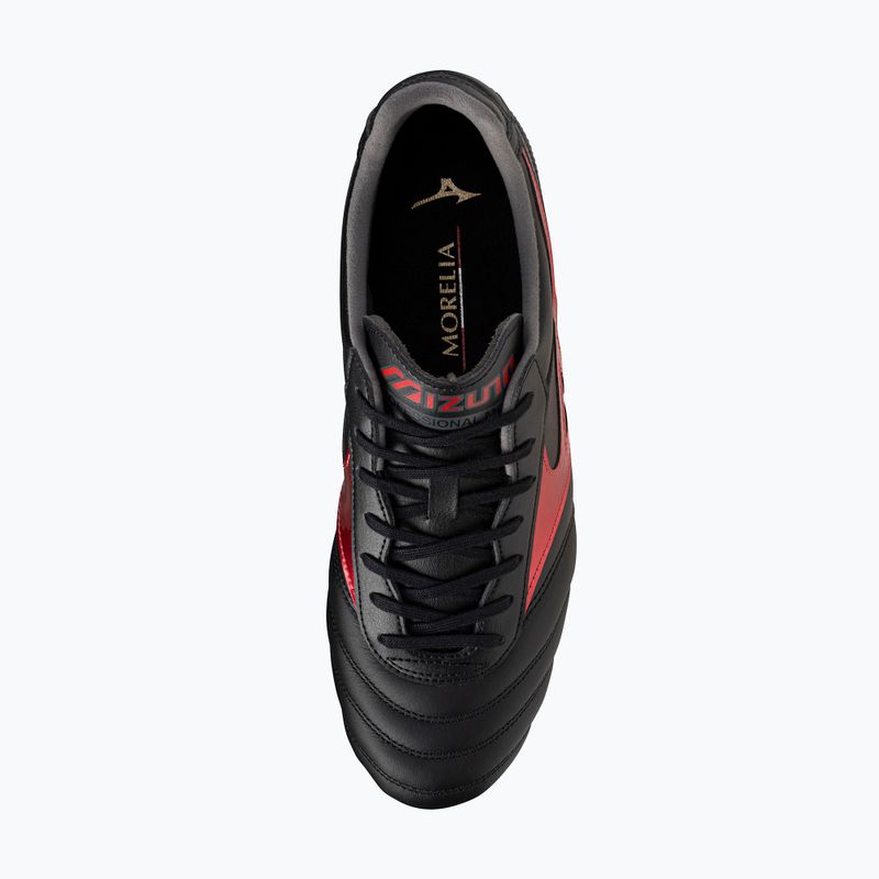Pánske kopačky Mizuno Morelia II Pro FG black/morelia 40th red/black sand 5